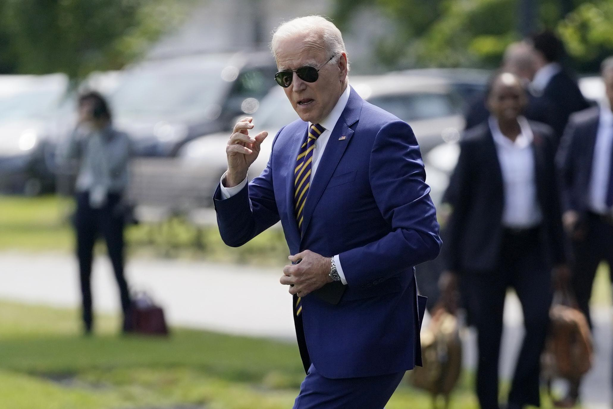 Biden Objects To Raising Gas Tax To Pay For Infrastructure AP News