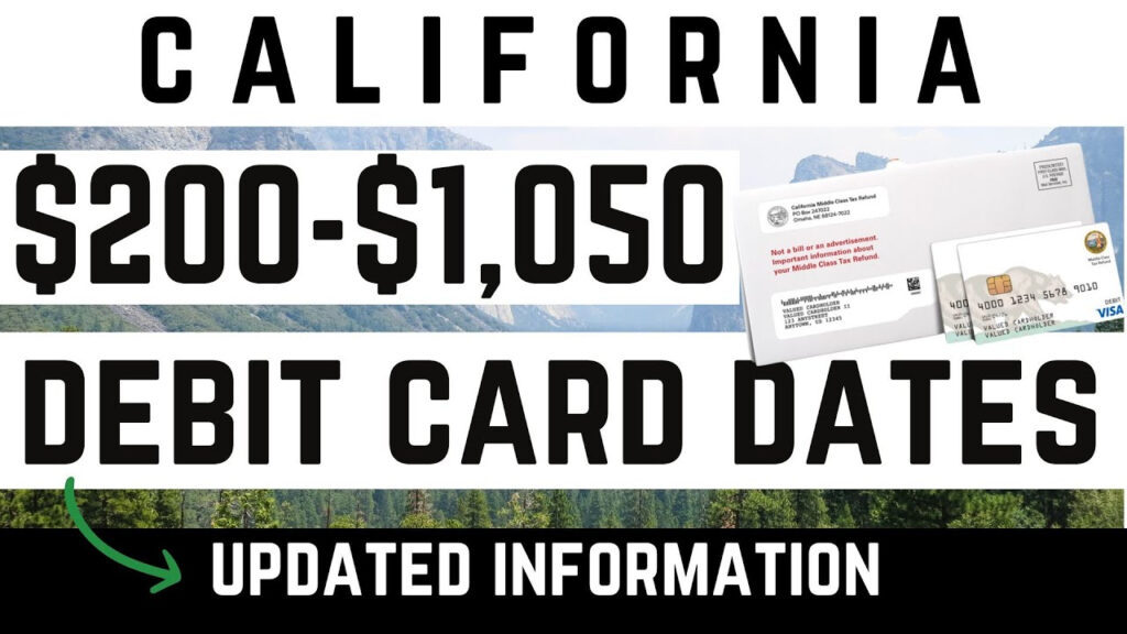 California Middle Class Tax Refund California Gas Rebate California 