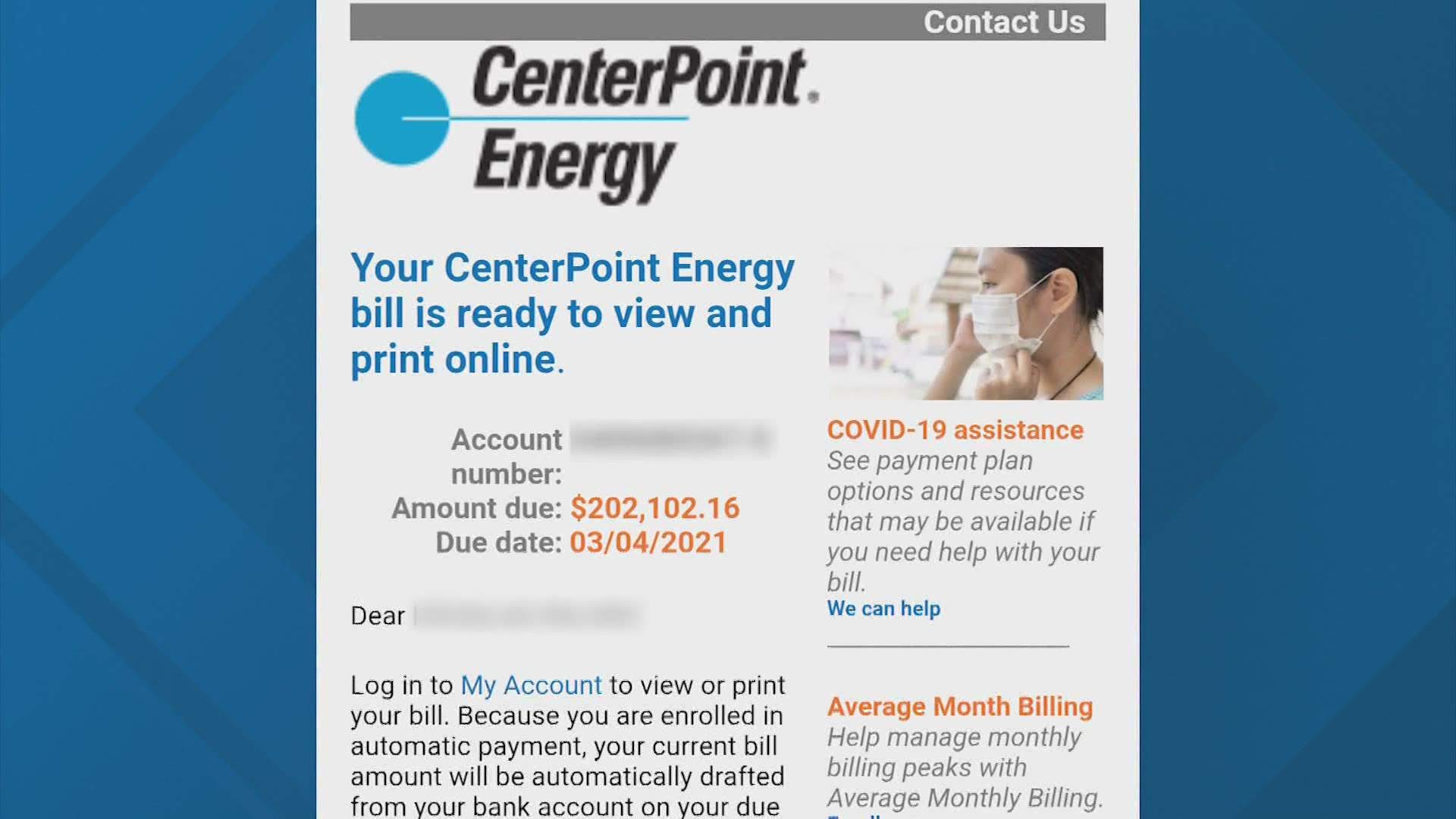 Centerpoint Energy Bill Pay Login