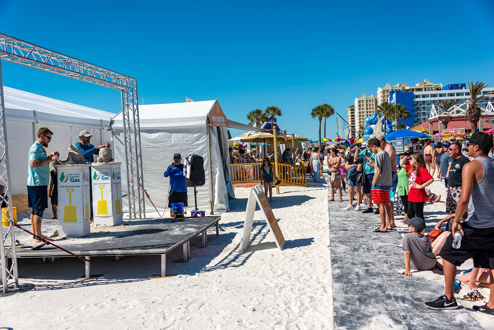 Clearwater Gas Speed Sand Demonstrations