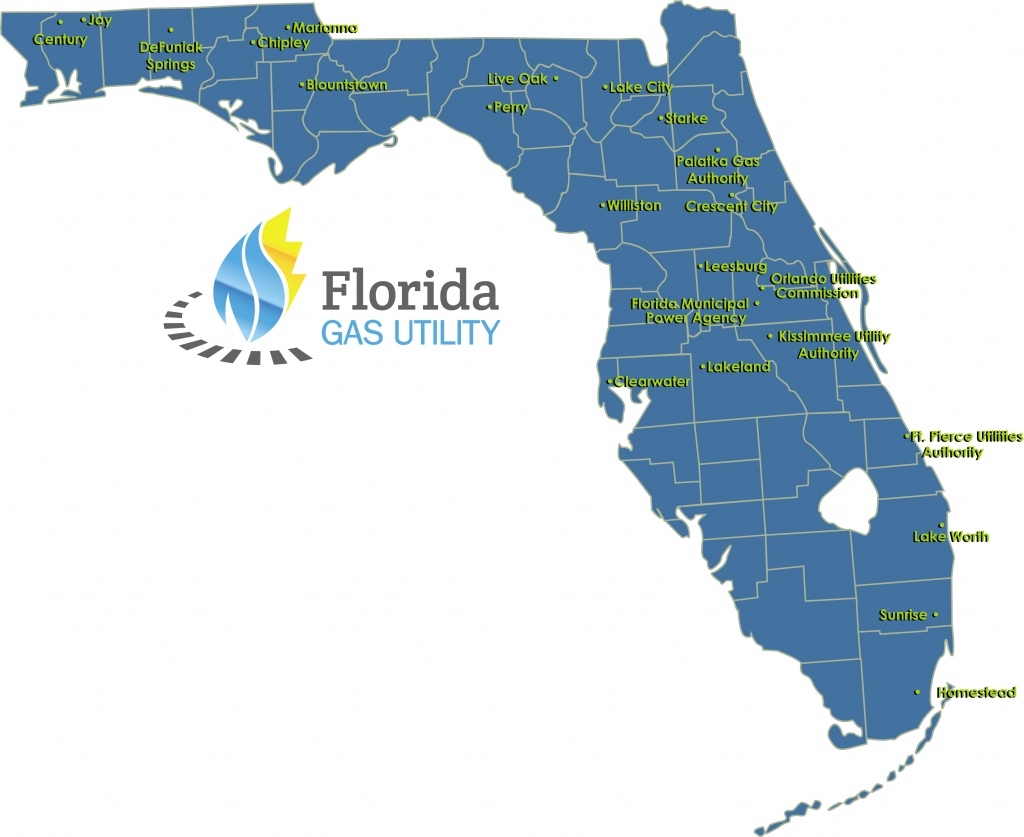 Florida City Gas Coverage Map Printable Maps