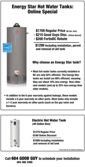 FortisBC Water Heater Rebates 604goodguy 604goodguy