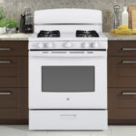 GE 4 8 Cu Ft Freestanding Gas Range White JGBS30DEKWW Best Buy In