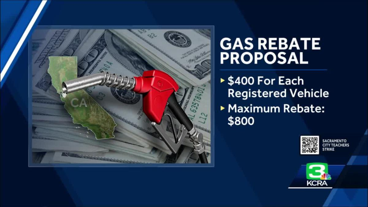 Gov Newsom Announces Details Of Gas Rebate Proposal That Would Send 