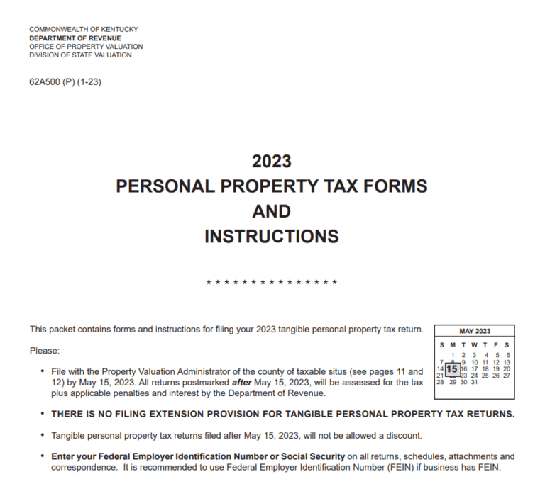 Kentucky Rebate 2023 Printable Rebate Form