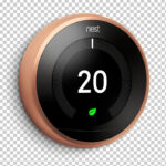 Nest Learning Thermostat Nest Labs Smart Thermostat Natural Gas PNG