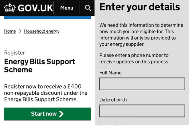 New 400 Energy Rebate Scam Clones UK Government Page To Trick People