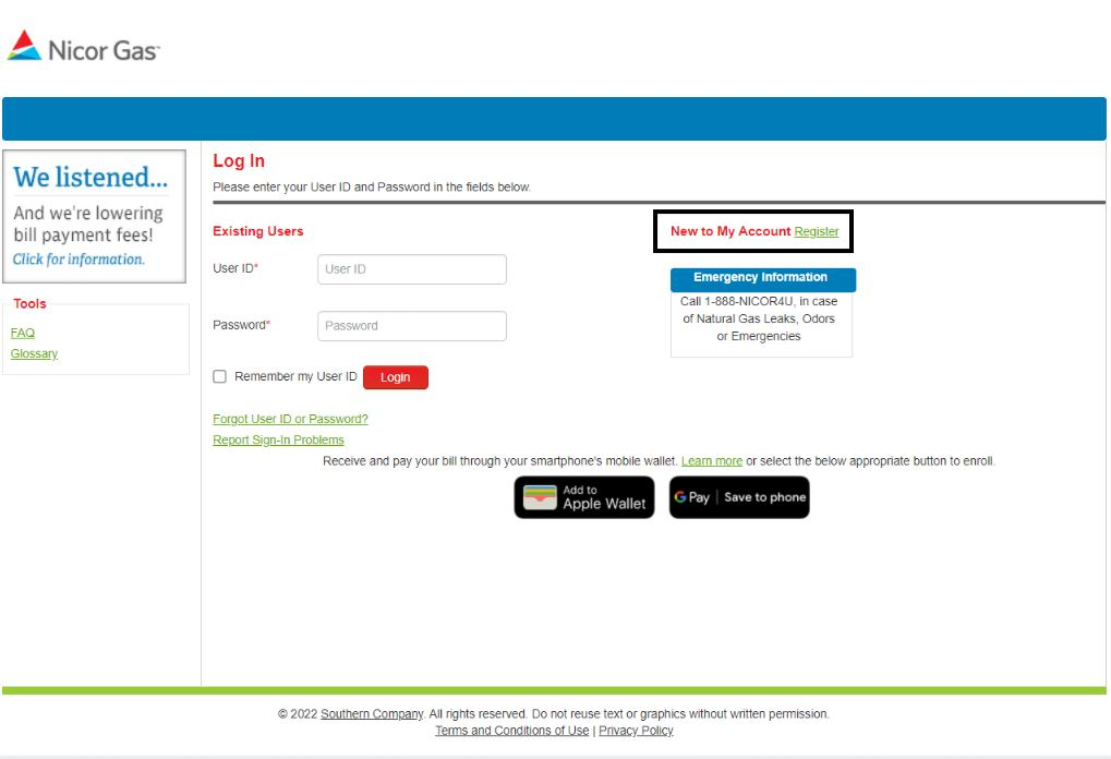 Nicor Gas Login Bill Pay To NicorGas AGLR Online