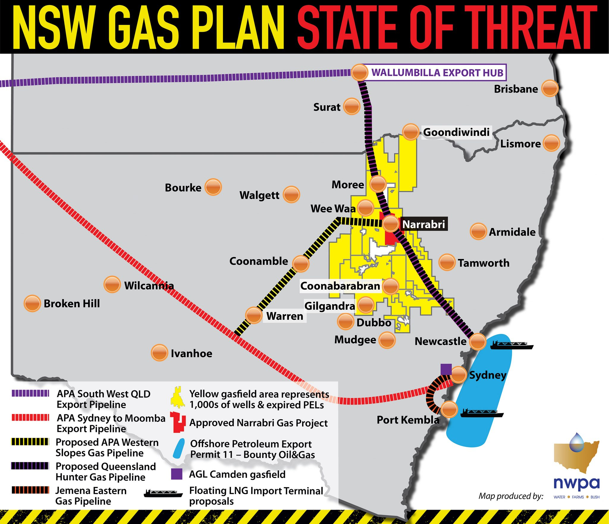 NSW Gas Plan State Of Threat Northwest Protection Advocacy