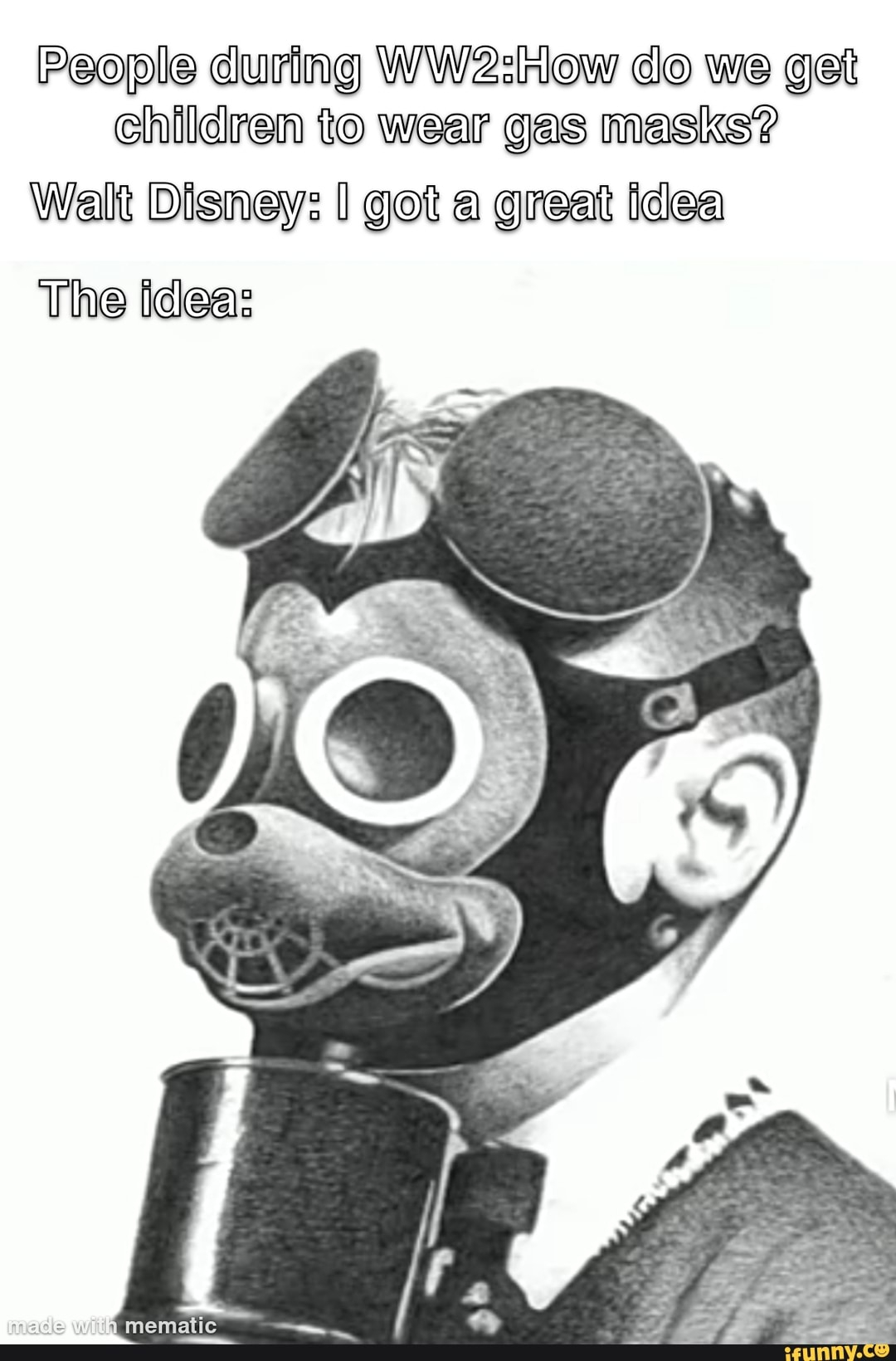 People During Do We Get Children To Wear Gas Masks Walt Disney I Got 