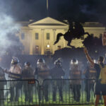 Police Fire Tear Gas Near White House As Trump Vows Military Deployment