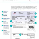 Sample Residential SDG E Bill San Diego Gas Electric