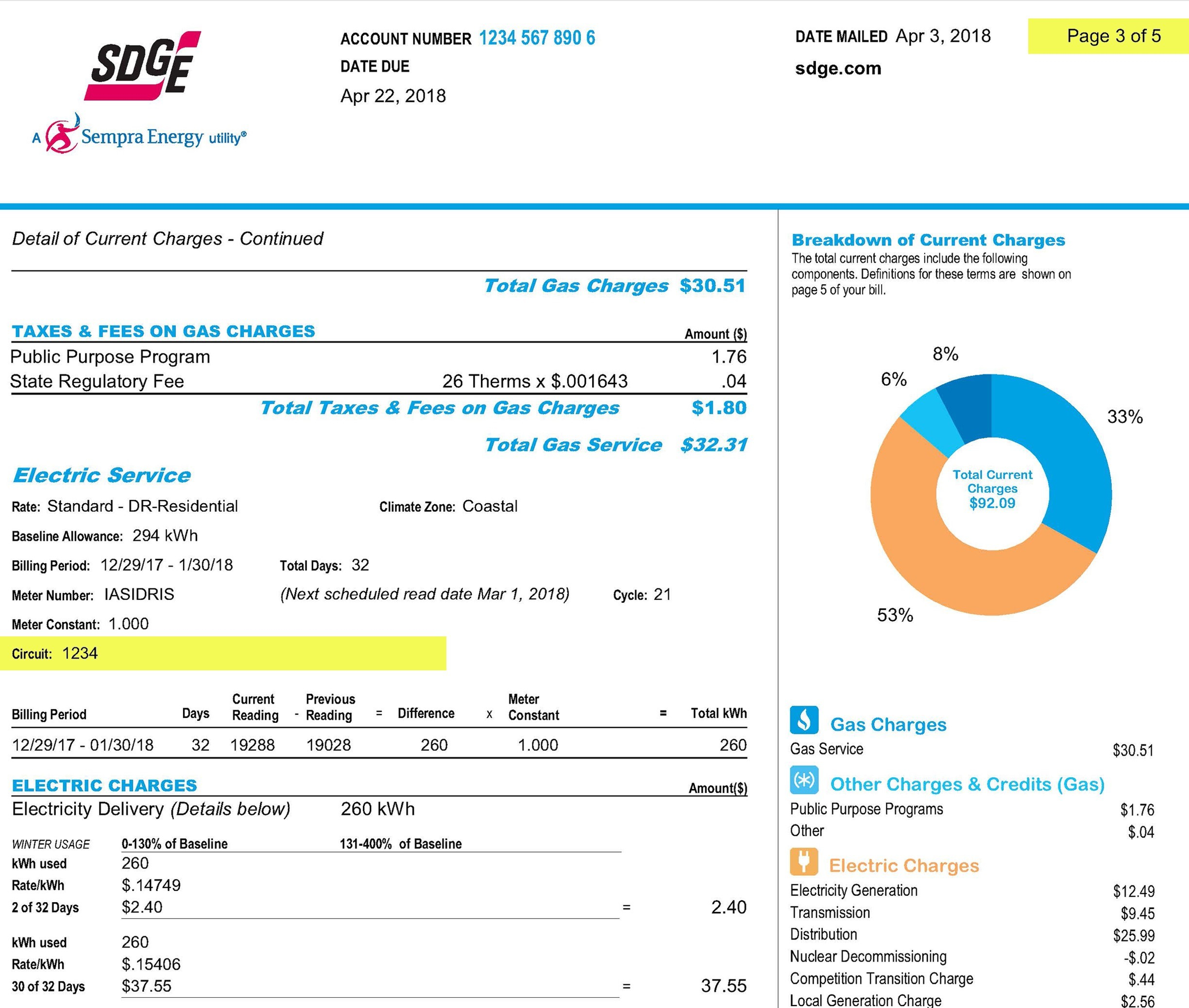 Sdg E Bill Matrix Pay Online Payment Options San Diego Gas Electric