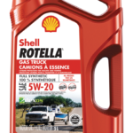 Shell Rotella Gas Truck 5W20 Synthetic Engine Motor Oil 5 L Canadian