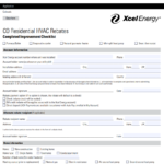 Xcel Energy Cooling Rebate Form Excel Printable Rebate Form